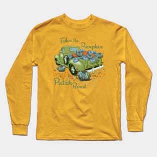 Pumpkin Patch Road Long Sleeve T-Shirt